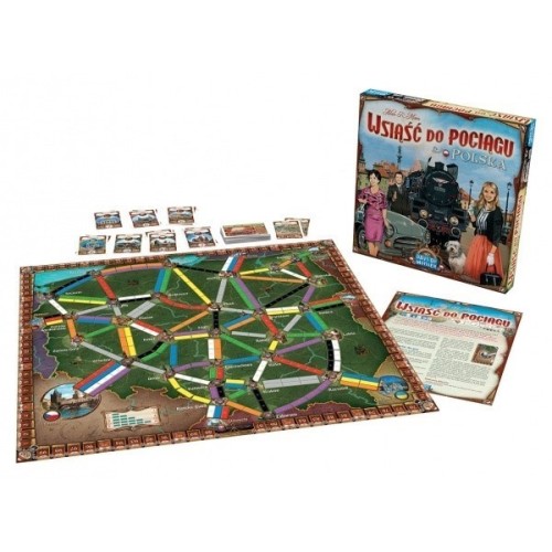 Wsiąść do Pociągu: Polska Dodatki do Gier Planszowych Rebel