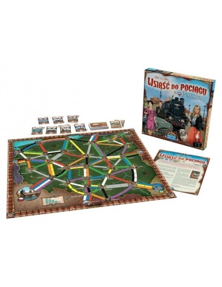 Wsiąść do Pociągu: Polska Dodatki do Gier Planszowych Rebel