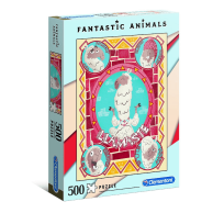 Puzzle 500 el. Fantastic Animals Lamy Zwierzęta Clementoni