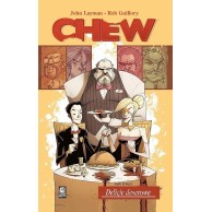 Chew T.3 Delicje deserowe Komiksy kryminalne Mucha Comics