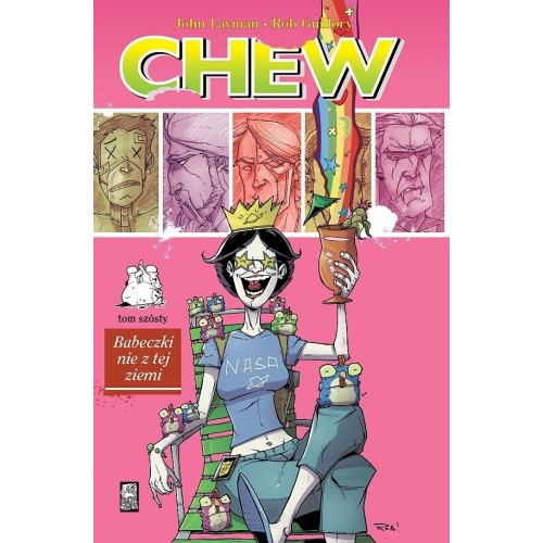 Chew T.6 Babeczki nie z tej ziemi Komiksy kryminalne Mucha Comics