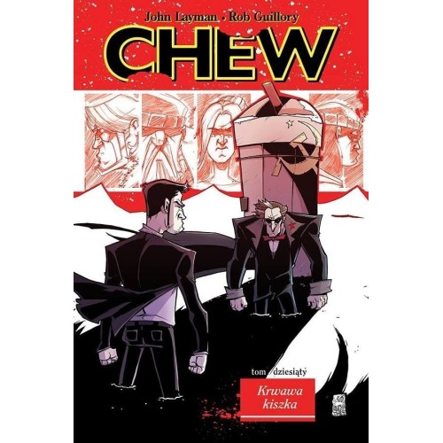 Chew T.10 Krwawa kiszka Komiksy kryminalne Mucha Comics