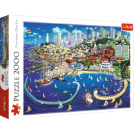 Puzzle 2000 el. Zatoka San Francisco Pejzaże Trefl