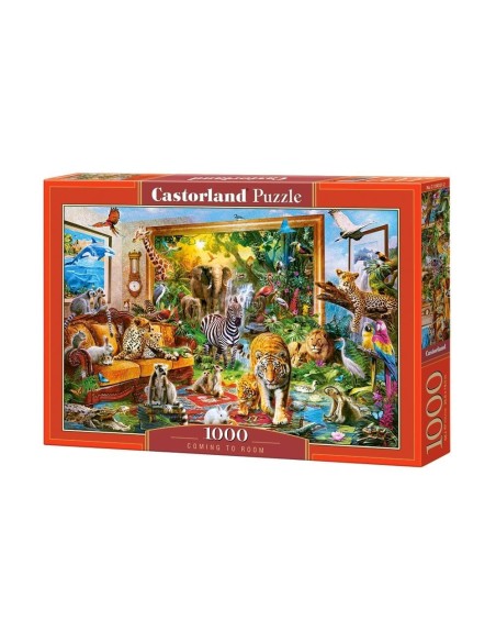 Puzzle 1000 el. Coming to Room Zwierzęta Castorland