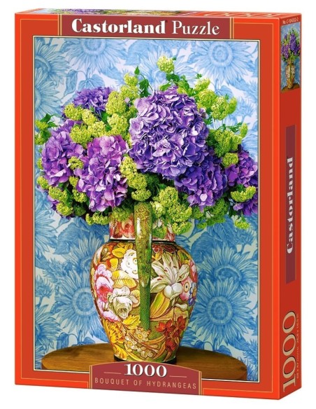 Puzzle 1000 el. Martwa natura - bukiet hortencji Martwa Natura Castorland
