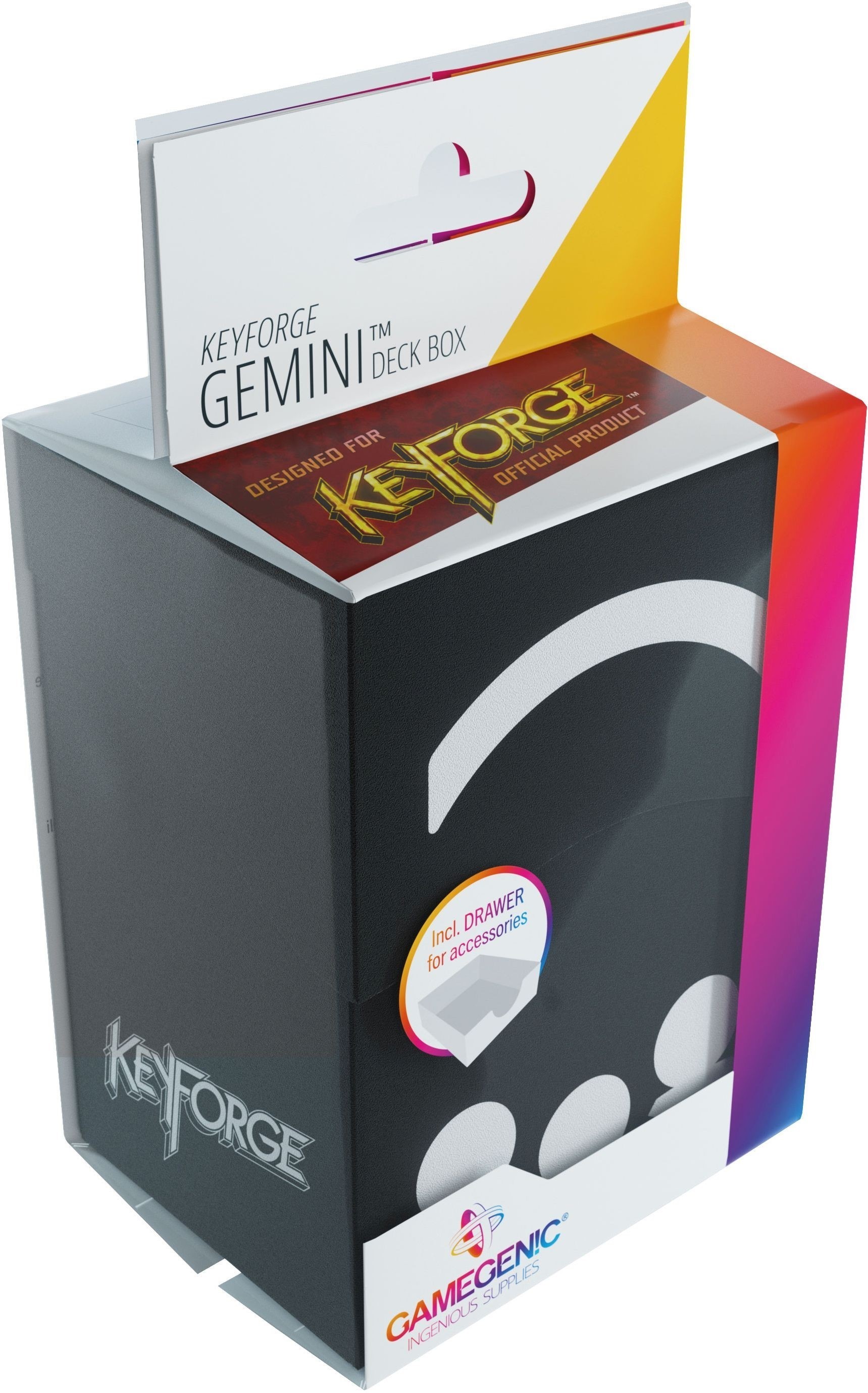Gamegenic: KeyForge - Gemini Black Deck Box