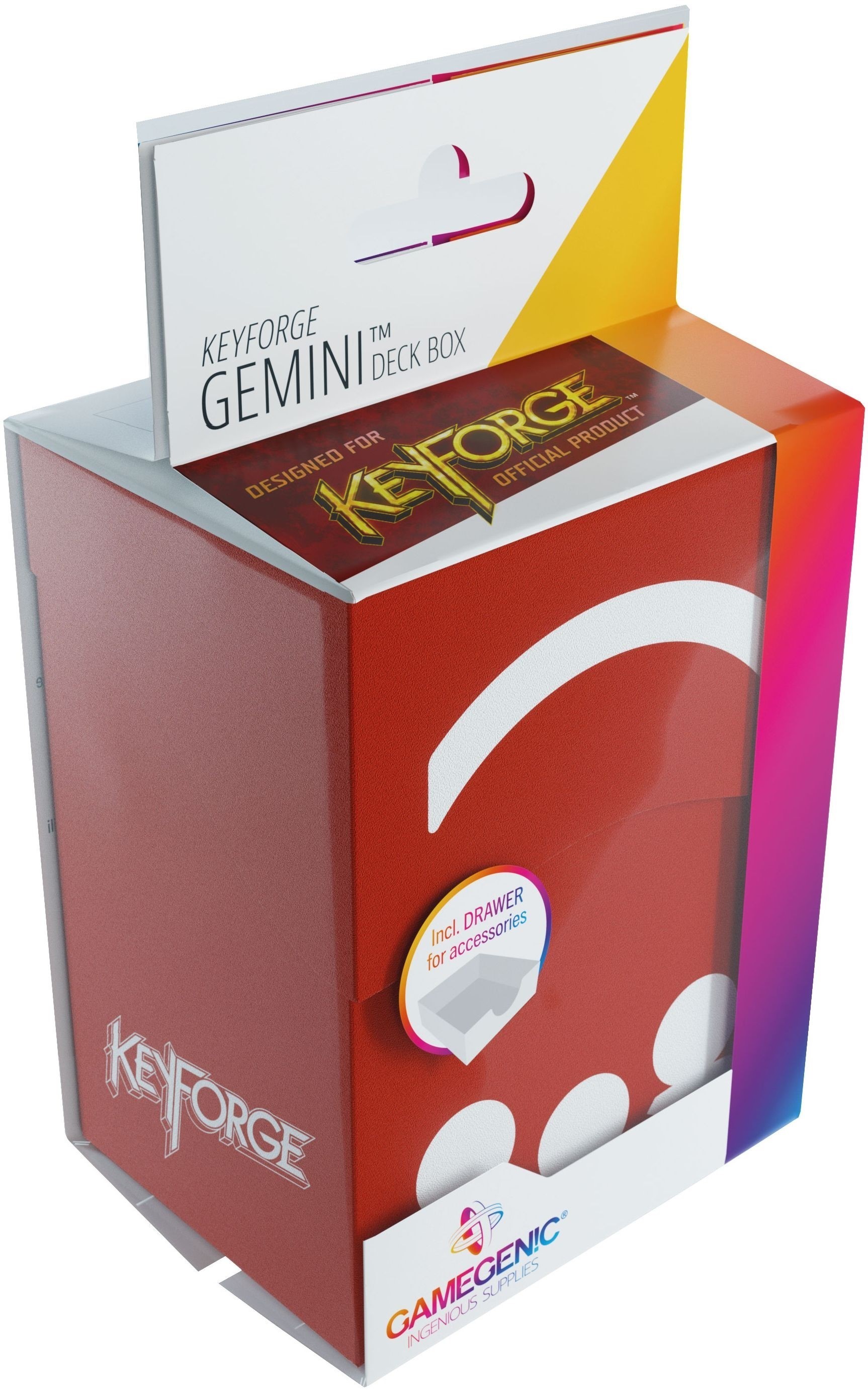 Gamegenic: KeyForge - Gemini Red Deck Box