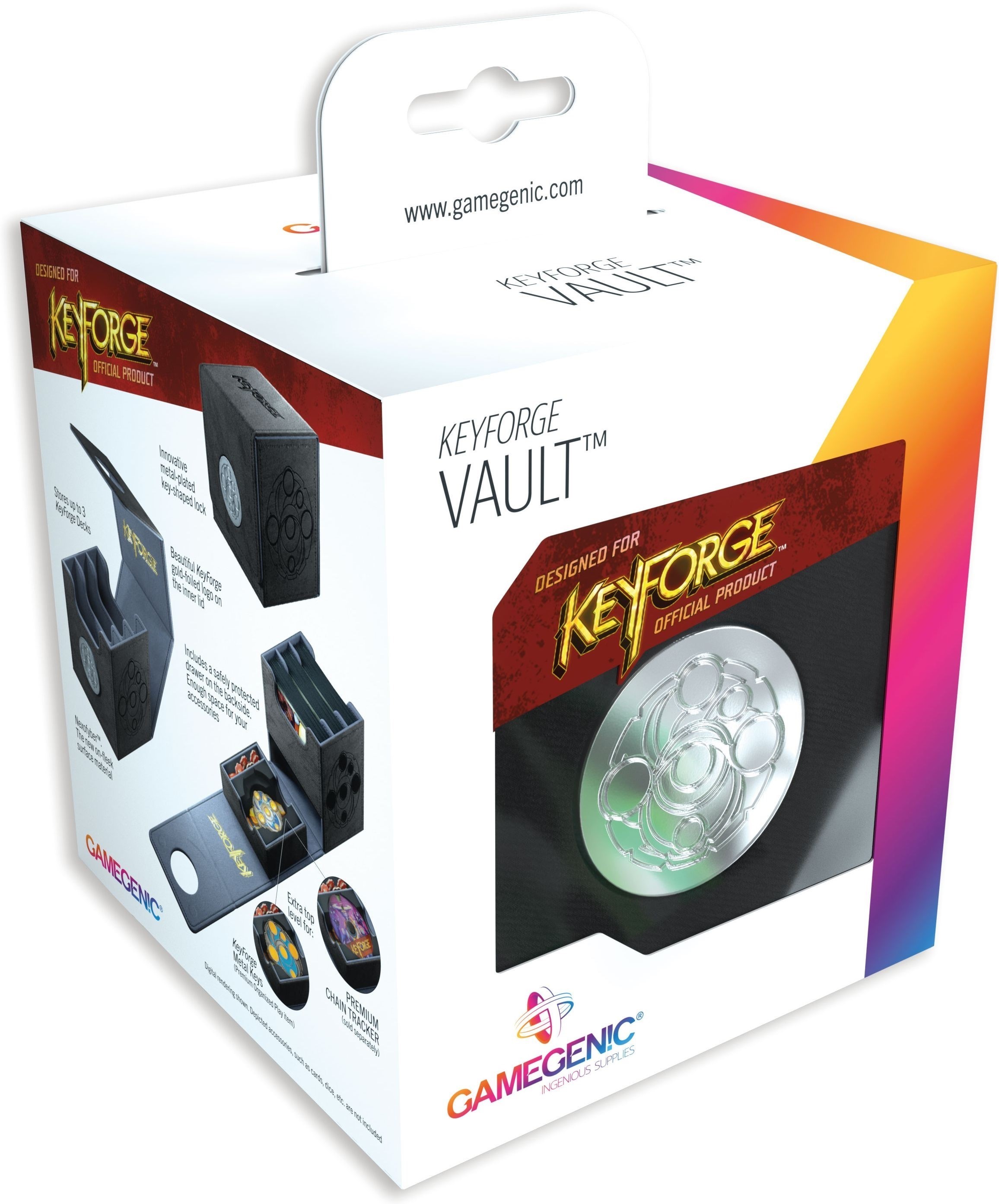 Gamegenic: KeyForge - Vault Black Premium Deck Box