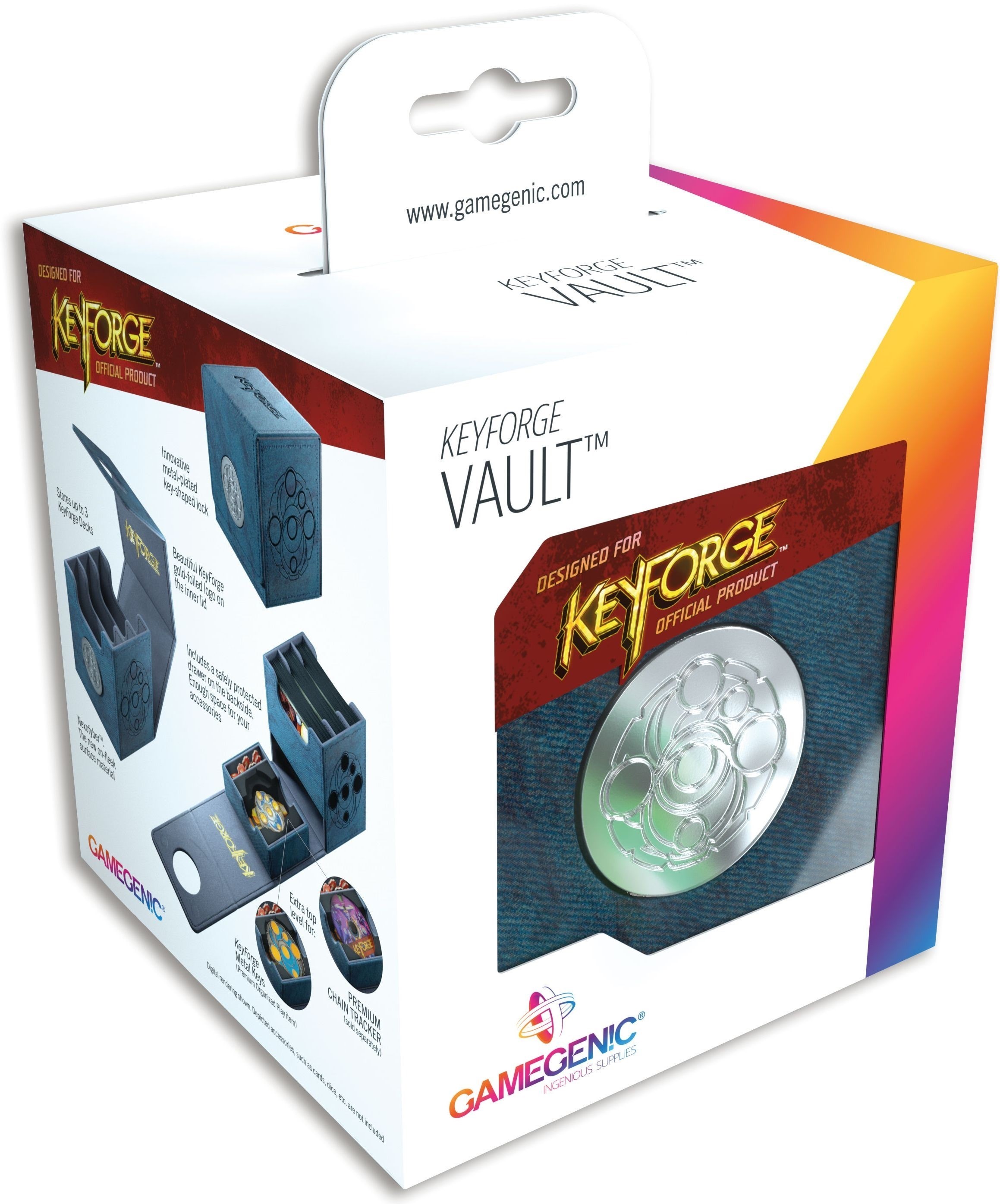 Gamegenic: KeyForge - Vault Blue Premium Deck Box