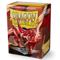 Dragon Shield Standard Sleeves - Matte Ruby (100 Sleeves) Do gier karcianych Arcane Tinmen