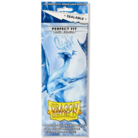 Dragon Shield Standard Perfect Fit Sealable Sleeves - Clear (100 Sleeves) Do gier karcianych Arcane Tinmen