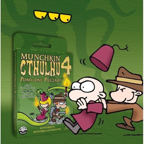 Munchkin Cthulhu 4 - Pomylone Pieczary Munchkin Black Monk