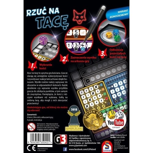 Rzuć na tacę (Ganz Schon Clever edycja polska) Kościane G3