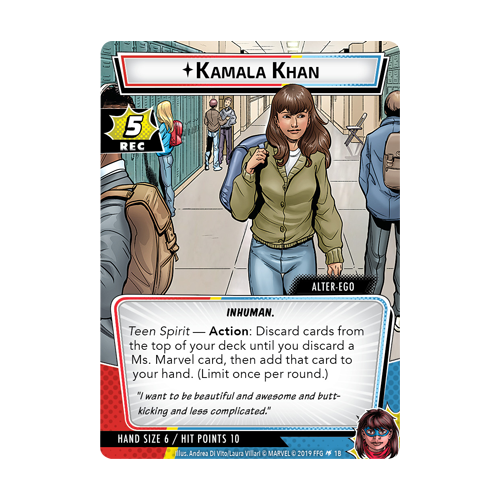 Marvel Champions: The Card Game - Ms. Marvel Hero Pack Hero Packs Fantasy Flight Games