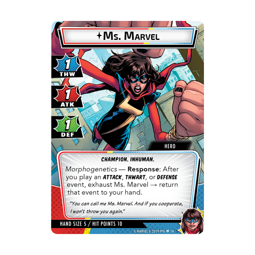 Marvel Champions: The Card Game - Ms. Marvel Hero Pack Hero Packs Fantasy Flight Games