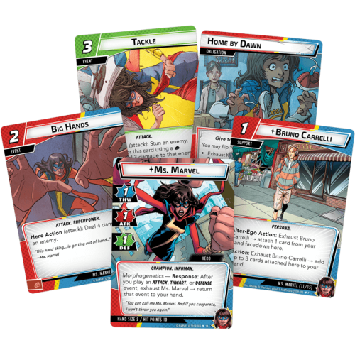 Marvel Champions: The Card Game - Ms. Marvel Hero Pack Hero Packs Fantasy Flight Games