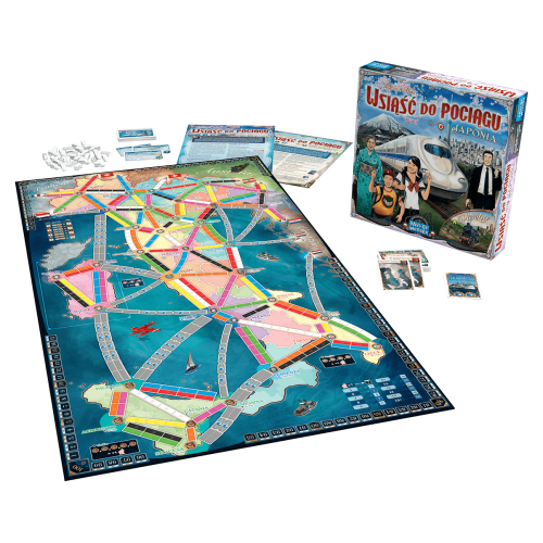 Wsiąść do Pociągu: Kolekcja Map 7 - Japonia i Włochy Wsiąść do Pociągu Rebel