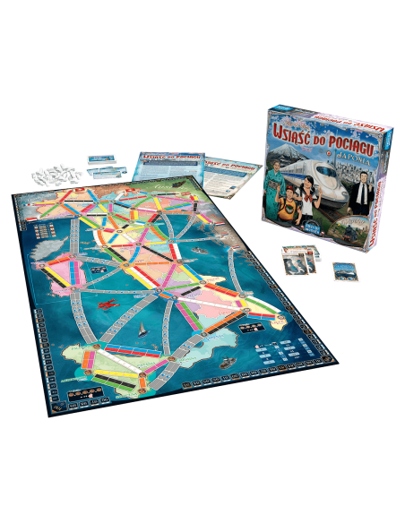 Wsiąść do Pociągu: Kolekcja Map 7 - Japonia i Włochy Wsiąść do Pociągu Rebel