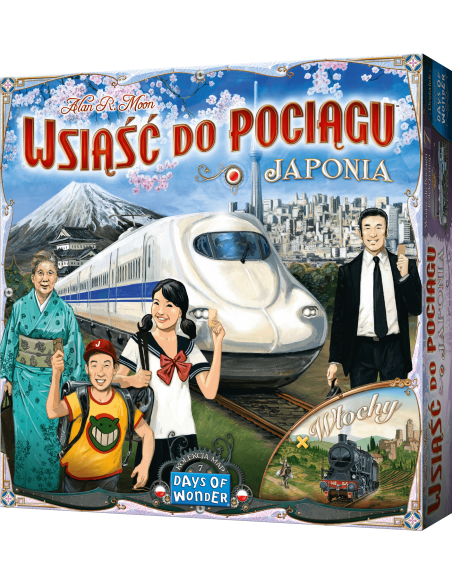 Wsiąść do Pociągu: Kolekcja Map 7 - Japonia i Włochy Wsiąść do Pociągu Rebel