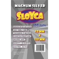SLOYCA Koszulki Magnum Silver (70x110mm) 100 szt. Sloyca Sloyca