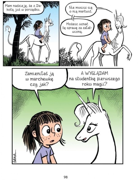 Fibi i jednorożec. Tom 1 Komiksy pełne humoru Egmont Fibi i jednorożec. Tom 1 Komiksy pełne humoru Egmont