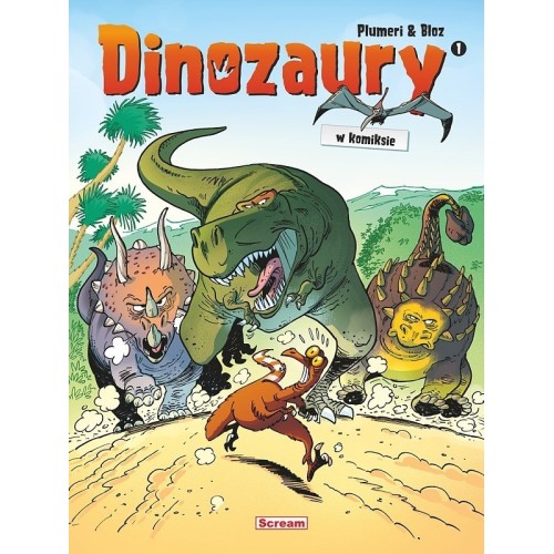 Dinozaury w komiksie T.1 Komiksy dla dzieci i młodzieży Scream Comics