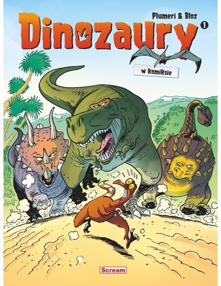 Dinozaury w komiksie T.1 Komiksy dla dzieci i młodzieży Scream Comics