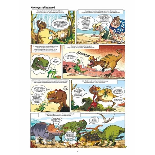 Dinozaury w komiksie T.1 Komiksy dla dzieci i młodzieży Scream Comics