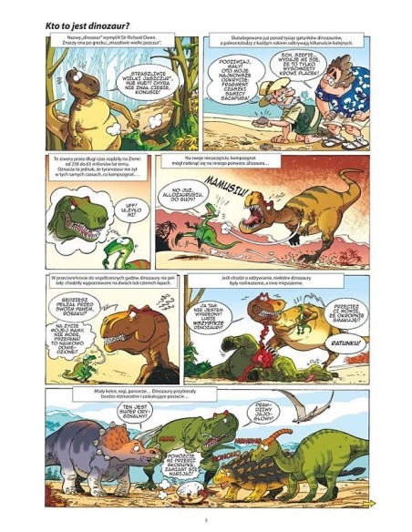 Dinozaury w komiksie T.1 Komiksy dla dzieci i młodzieży Scream Comics