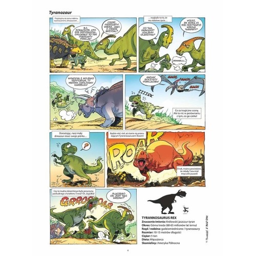 Dinozaury w komiksie T.1 Komiksy dla dzieci i młodzieży Scream Comics