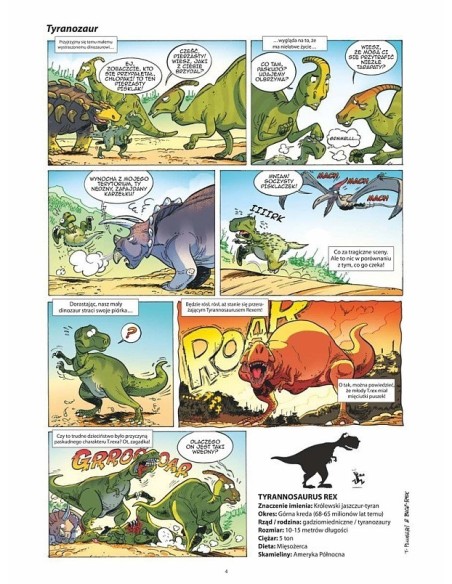 Dinozaury w komiksie T.1 Komiksy dla dzieci i młodzieży Scream Comics