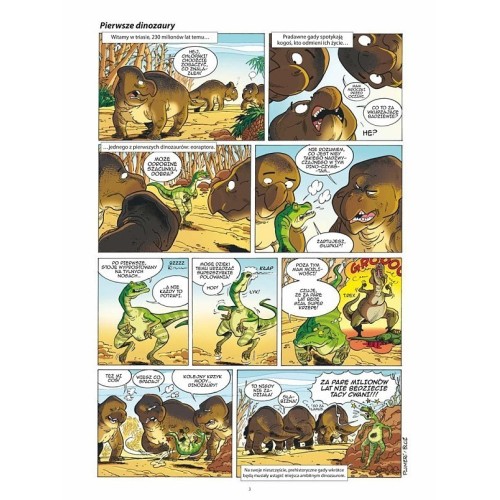 Dinozaury w komiksie T.1 Komiksy dla dzieci i młodzieży Scream Comics