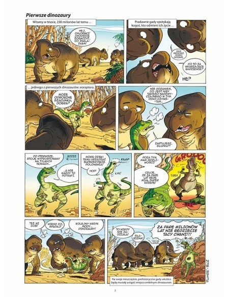 Dinozaury w komiksie T.1 Komiksy dla dzieci i młodzieży Scream Comics
