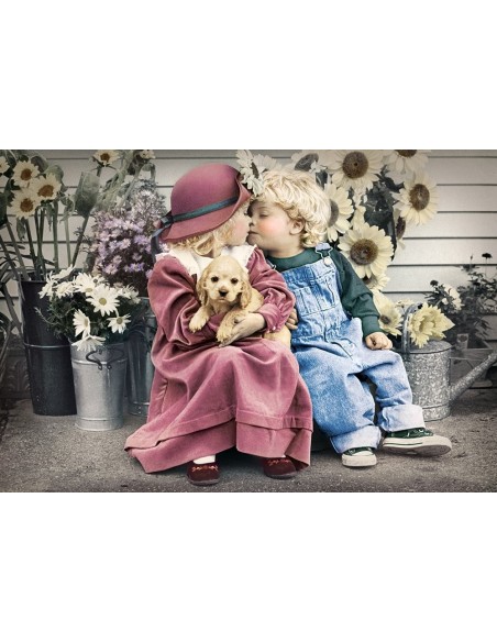 Puzzle 1000 el. Pierwszy Pocałunek Inspiracje Castorland