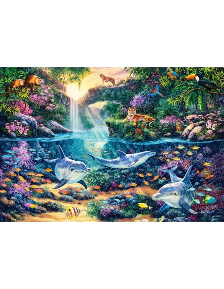 Puzzle 1500 el. Rajska Dżungla Pejzaże Castorland