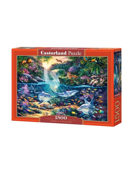 Puzzle 1500 el. Rajska Dżungla Pejzaże Castorland