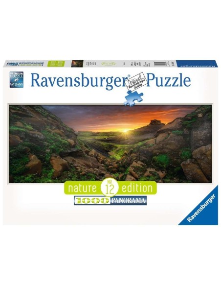 Puzzle 1000 el. Słońce nad Islandią Pejzaże Ravensburger Puzzle 1000 el. Słońce nad Islandią Pejzaże Ravensburger