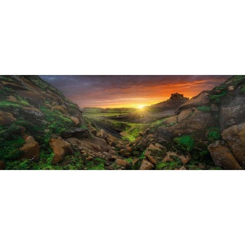 Puzzle 1000 el. Słońce nad Islandią Pejzaże Ravensburger Puzzle 1000 el. Słońce nad Islandią Pejzaże Ravensburger