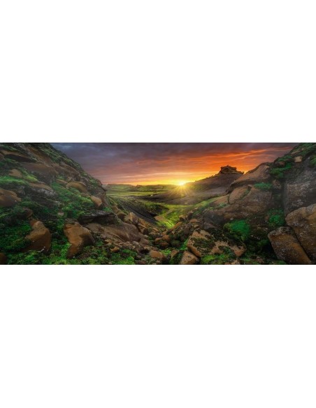 Puzzle 1000 el. Słońce nad Islandią Pejzaże Ravensburger Puzzle 1000 el. Słońce nad Islandią Pejzaże Ravensburger
