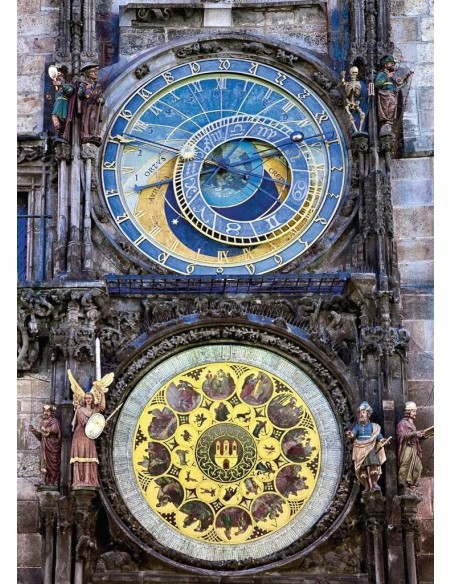 Puzzle 1000 el. Zegar astronomiczny Pejzaże Ravensburger