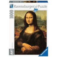 Puzzle 1000 el. Da Vinci Mona Lisa Malarstwo Ravensburger