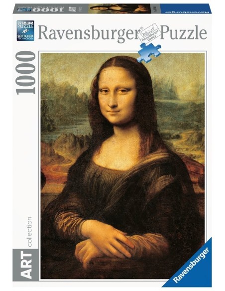 Puzzle 1000 el. Da Vinci Mona Lisa Malarstwo Ravensburger