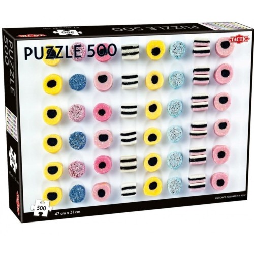 Puzzle 500 el. - Liquorice allsorts in a row Motywy Tactic