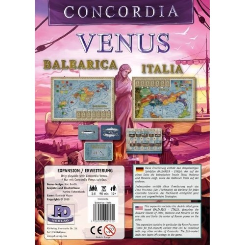 Concordia Venus: Balearica / Italia Pozostałe gry PD-Verlag
