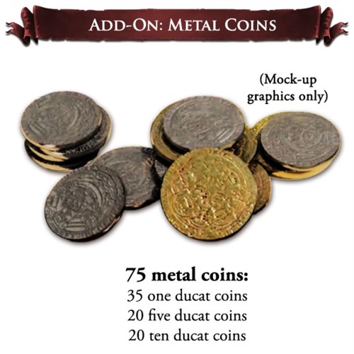 Europa Universalis: The Price of Power - Zestaw metalowych monet Przedsprzedaż Aegir Games