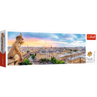 Puzzle 1000 el. Widok z katedry Notre-Dame Pejzaże Trefl