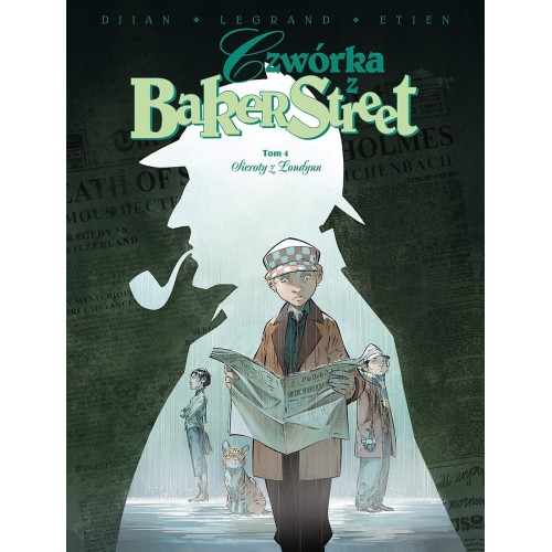 Czwórka z Baker Street - 4 - Sieroty z Londynu Komiksy kryminalne Egmont