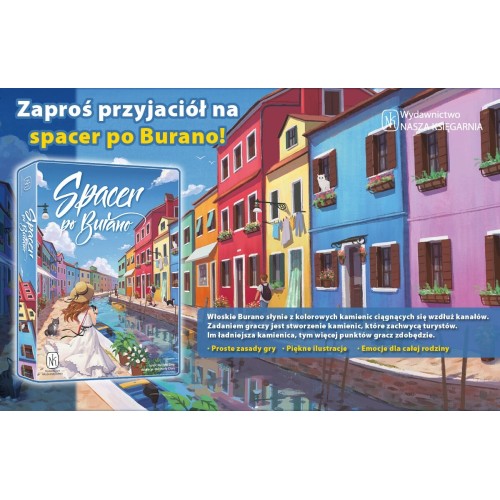 Spacer po Burano Karciane Nasza Księgarnia