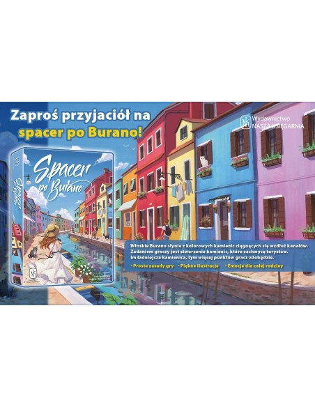 Spacer po Burano Karciane Nasza Księgarnia