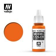 Farba Vallejo Model Color 185 - 935 -17 ml. Transparent Orange Seria Model Color Vallejo
